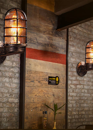 Outdoor lighting for cafe bar