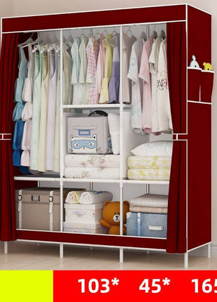Dustproof Dorm Room Wardrobe
