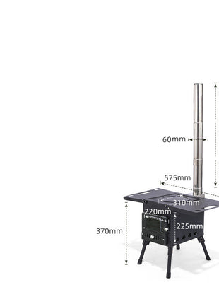 Portable Outdoor BBQ Wood Stove