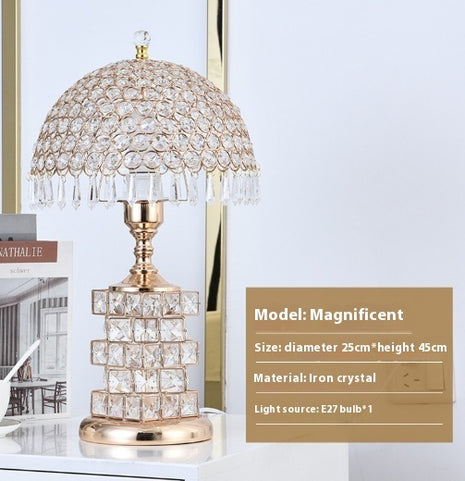Luxury Crystal Bedroom Light
