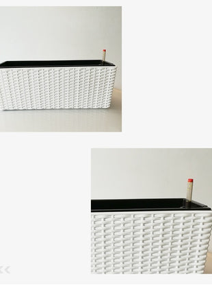 Self-Watering Rattan Planter