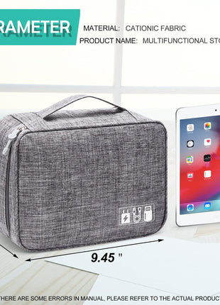 Travel Electronics Organizer Bag
