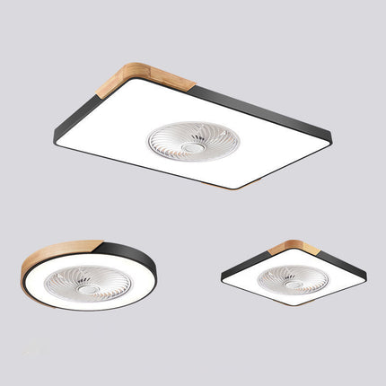 Lámpara de ventilador nórdica para salón, dormitorio y comedor.