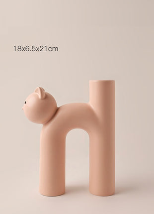 Cute Cat Vase