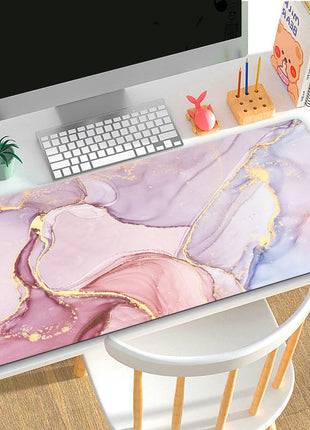 Extended Marble Desk Mat