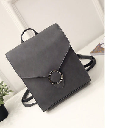 Korean retro college backpack