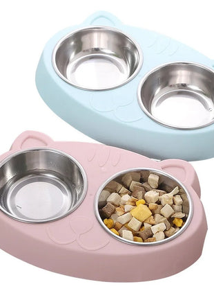 Macaron Double Pet Bowl