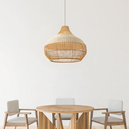 Japanese Rattan Pendant Light