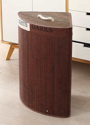 Bamboo Woven Laundry Basket