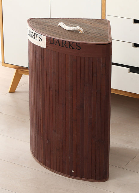 Bamboo Woven Laundry Basket