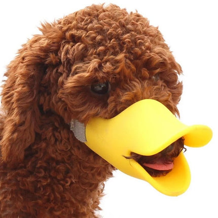 Bozal de silicona para perro, bozal de pato 