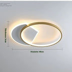 Oro / 40 centímetros / Luz cálida