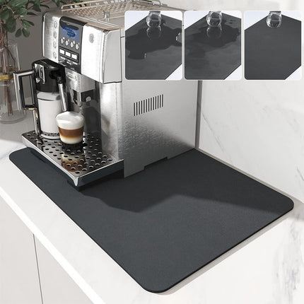 Skin Drain Pad Rubber Dish Drying Mat Super Absorbent Drainer