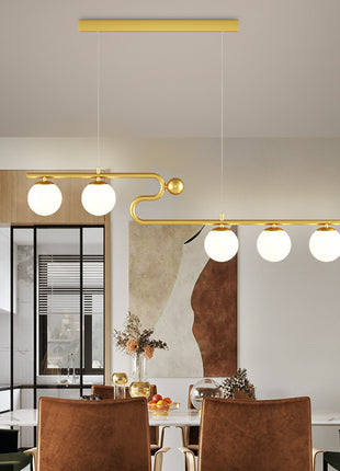 Modern Rectangular Dining Table Light