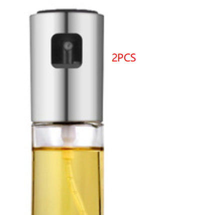 BBQ Healthy Kitchen Cooking Oil Vinegar Spray Bottle Push
