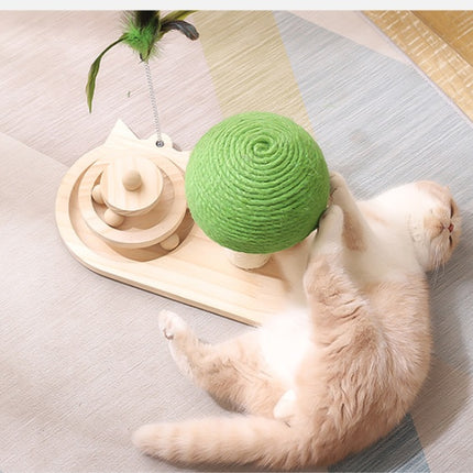 Juguetes para gatos en forma de árbol para mascotas Poste rascador para gatos