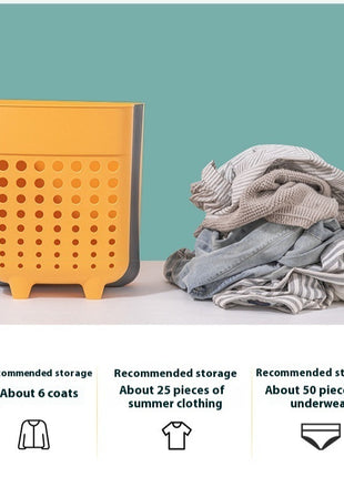 Wall-Mounted Foldable Laundry Basket