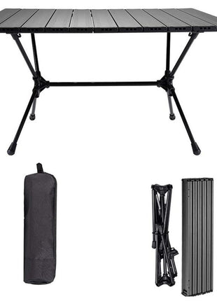 Mesa plegable de aleación de aluminio para acampar al aire libre, ligera, para picnic y barbacoa.