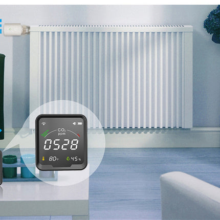 Sensor de temperatura y humedad para casa inteligente con pantalla LED a color y grafiti con wifi