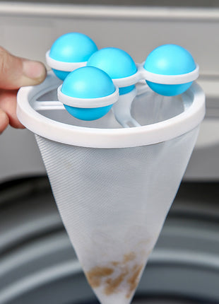 Bolsa de filtro atrapapelusas para lavadora, bola para quitar el vello, atrapapelusas, filtro flotador, bola para limpiar ropa, accesorios