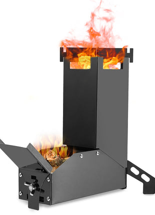 Portable Folding Stainless Steel Wood Stove