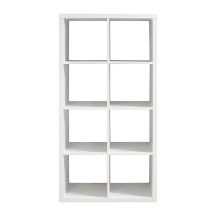 2 X 4 Cube Bookshelf For Home, Office - White