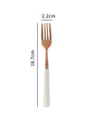 Beige dinner fork