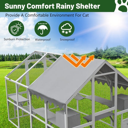 Large Outdoor Cat Enclosure