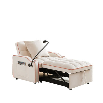 3-in-1 Sofa Bed, Convertible Sleeper Chair Sofa Bed Adjustable