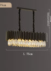 Black / Oval length 75x35x26CM