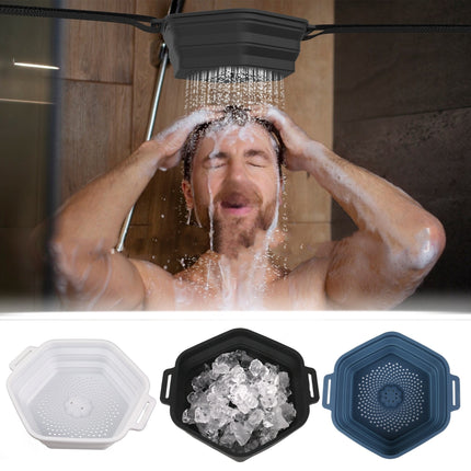 Reproductor de baño de hielo plegable para hacer hielo en el baño