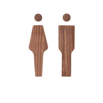 Solid Wood Men's And Women's Bathroom