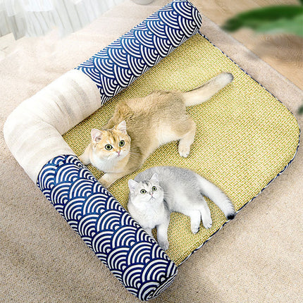 Cat Mats For Sleeping In Summer Non-stick Hair Mats