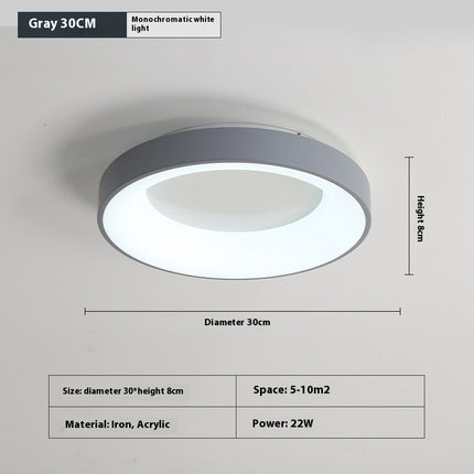 Lámpara de techo para dormitorio, moderna y minimalista, para dormitorio principal.