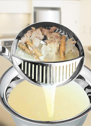 Colador de cocina cuchara de acero inoxidable