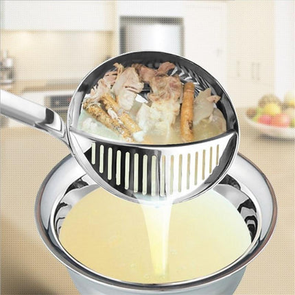 Colador de cocina cuchara de acero inoxidable