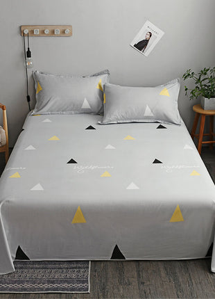 Washed Cotton Student Hostel Bed Sheets