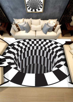3D Vortex Illusion Rug