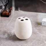 Artículos de baño de cerámica cepillada retro hechos a mano