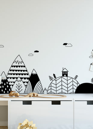 Waistline Children Room Wall Sticker