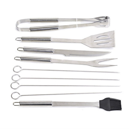 10-Piece BBQ Tool Set