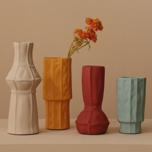 Jarrón nórdico simple de Morandi Art Villa Sala de estar Comedor