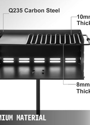 Portable Swing BBQ Grill Rack
