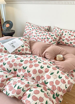 Jacquard 4-Piece Bedding Se