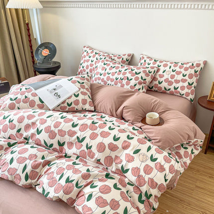 Jacquard 4-Piece Bedding Se