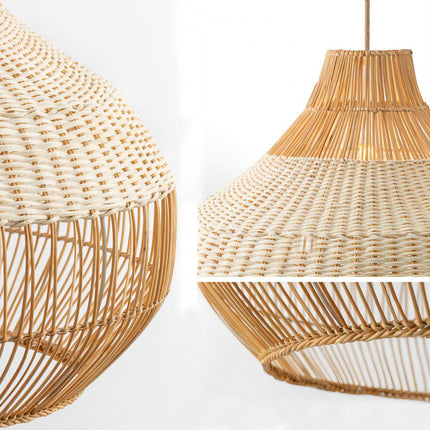 Japanese Rattan Pendant Light