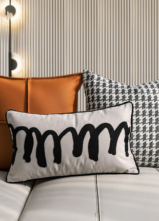 Modern Minimalist Model Living Room Lumbar Pillow Bed Pillow
