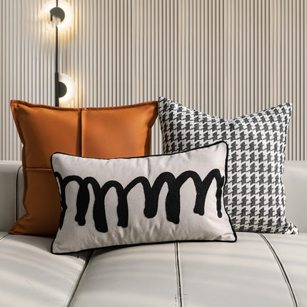 Modern Minimalist Model Living Room Lumbar Pillow Bed Pillow