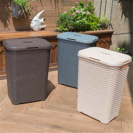 Plastic Rattan Woven Storage Anti-dirty Laundry