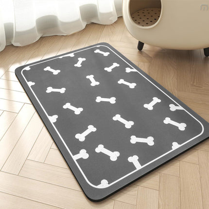 Pet Feeding Mat-Absorbent Dog Mat For Food